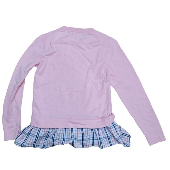 Crewcuts J crew Layered Sweater Pink Girls XL - Picture 7 of 7